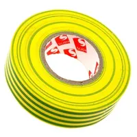 Tape electrical insulating W 19Mm L 25M Thk 0.13Mm rubber  Scapa-2702-19Yg Scapa-2702-19X25