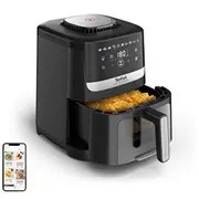 Tefal Easy Fry Silence Ey5568E0 fryer Single 5 L Stand-Alone Hot air Black, Stainless steel  3045387293819 Wlononwcrpait