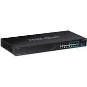 Trendnet Tpe-Bg182G network switch Unmanaged Gigabit Ethernet 10/100/1000 Power over Poe 1U Black  0710931161816 Wlononwcrpyak