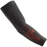 Unisex Seamless Compression Arm Sleeve Black / Wilson Red Wra810601Sm  0097512589659