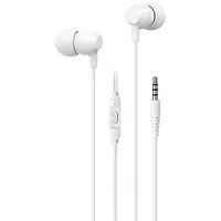 Usams Headphones  Słuchawki stereo Ep-47 3.5Mm biały white 1,2M Hsep4702 Us-Sj594 6958444902838