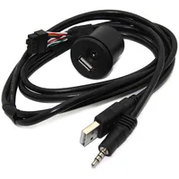 Usb/Aux adapter Fiat Jack 3,5Mm 4Pin socket,USB A socket  Usb.fiat.02 C0004-Usb