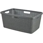 Veļas grozs Jute 46L 59X39X26Cm tumši pelēks  0808091G44 3253928091026