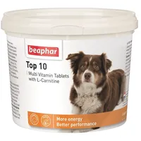 Vitamīnizēta papildbarība  Beaphar Top 10 For Dogs, 750Tab. 100634 8711231125678