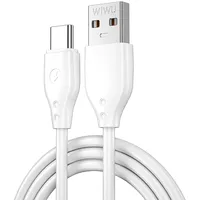 Wiwu cable Pioneer Wi-C001 Usb - Usb-C 2,4A 1,0M white  6936686412421 Wi-C001Wh