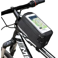 Wozinsky Bike Front Storage Bag Bicycle Frame Phone Case 6,5 inch max 1L black Wbb6Bk  7426825366580