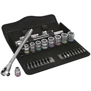 Wrench-Set socket spanner 3/8 Zyklop 29Pcs.  Wera.05004047001 05004047001