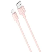 Xo cable Nb156 Usb - Lightning 1,0 m 2,4A pink  6920680871926 Nb156Pk