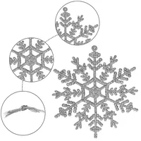 Ziemassvētku dekorācijas- sniega pārslas Springos Ca0755 3 gab.  5907719423623