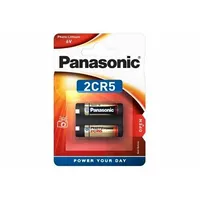 2Cr5 baterijas 6V Panasonic litija iepakojumā 1 gb.  Bat245.P1 Ao60375
