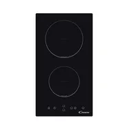 Candy  Cdh 30 Domino Vitroceramic Number of burners/cooking zones 2 Touch Timer Black Display Cdh30 8059019030654
