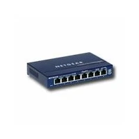 Netgear Prosafe Gigabit Ethernet Switch,  8 x 10/100/1000 Rj45 ports, Desktop Gs108Ge