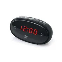 New-One  Cr100 Alarm function Black Clock-Radio 3700460200060