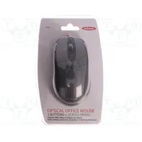 Optical mouse black Usb wired Features Pnp 1.5M No.of butt 3  81046