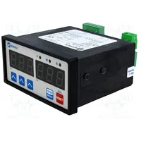 Counter electronical Led x2 pulses 999 supply Ip65 1950Vdc  Sx-Sln-94/24Vdc Sln-94-1421-1-3