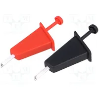 Clip-On probe hook type 300Vdc red and black  Pcs-Mb-W3 Pcs-Mb W3