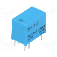 Relay electromagnetic Spdt Ucoil 12Vdc 2A 0.5A/120Vac Pcb  Sy-12-K