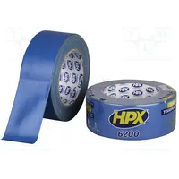 Tape duct W 48Mm L 25M Thk 0.3Mm blue Bright max.60C 12  Hpx-D6200-4825Lbl Cl5025