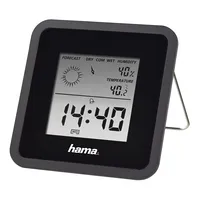 Thermo/Hygrometer Hama Th50 black  Quhamtz00186370 4047443415042 186370