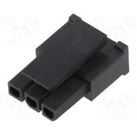Plug wire-board female Micro-Fit 3.0 3Mm Pin 3 w/o contacts  Mx-43645-0308 436450308