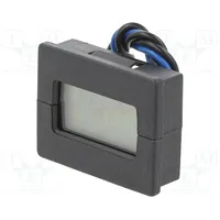 Counter electronical Lcd pulses 999999 Ip40 In 1 contact  Tru-7016 7016