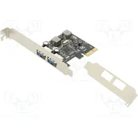 Pc extension card Pcie Usb A socket x2 3.0 5Gbps 085C  Ds-30220-5