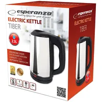 Esperanza Ekk036X Electric kettle 2,5 L 2200 W Inox  5901299957332 Agdespcze0075