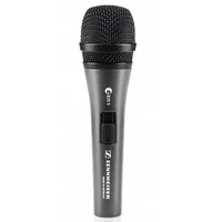 Sennheiser E 835-S, Vocal Microphone, Dynamic, Cardioid, I/O Switch, 3-Pin Xlr-M, Anthracite, Includes Clip And Bag  004514 4006087045145