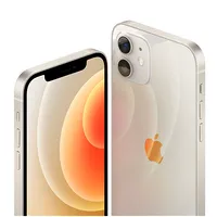 Apple iPhone 12 White, 6.1 , Xdr Oled, 2532 x 1170 pixels, Apple, A14 Bionic, Internal Ram 4 Gb, 64 Single Sim, Nano-Sim and eSIM, 3G, 4G, Main camera Dual 1212 Mp, Secondary iOS, 14, 2815 mAh  Mgj63Et/A 194252029718