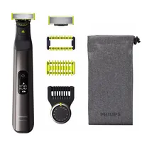 Philips Hair, Face and Body Trimmer Qp6551/15 Oneblade Pro  Cordless Wet Dry Number of length steps 14 Black/Green 8720689003162