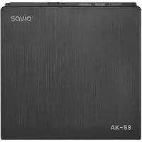 Ārējais diskdzinis Savio External Slim drive Cd/Dvd R/ Rw  Usb-C/ Usb-A Ak-59 5901986047933 Napsavond0002