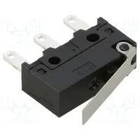 Microswitch Snap Action 5A/30Vdc with lever Spdt On-On  Ms6-5L11Q1Gv