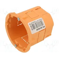 Enclosure junction box Ø 60Mm Z plaster embedded deep  Jx-Pk-60/60M-Or Pk-60/60M Orange