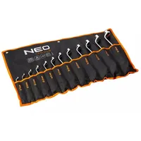 Neo Tools offset ring wrenches 6-32 mm, set of 12 pieces  09-952 5907558413137 Nrenolzna0011
