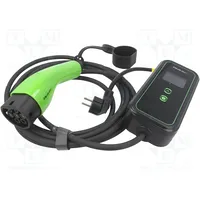 Charger eMobility 2X0.5Mm2,3X2.5Mm2 3.6Kw Ip65 5M 16A 230Vac  Qoltec-52470 52470
