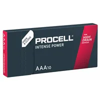 Lr03 / Aaa baterija 1.5V Duracell Procell Intense Power sērija Alkaline High drain iep. 10Gb.  Bataaa.alk.dipi10 5000394136939