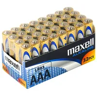 Maxell Lr03 Aaa baterija 1.5V Zinc-Carbon Mn2400 E92 32Gb.  Mn1500/E91 4902580731298