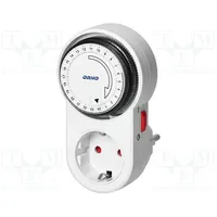 Programmable time switch 15Min24H 230Vac/16A Usup 230Vac  Or-Pre-443-Schuko Or-Pre-443Gs