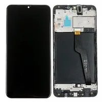Lcd screen Samsung A105 A10 Dual Sim with touch and frame black original  1-4400000111878 4400000111878