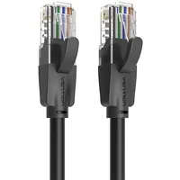 Kabel sieciowy Utp Cat6 Vention Ibebs Rj45 Ethernet 1000Mbps 25M czarny  056604