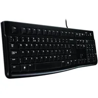 Logi K120 Corded Keyboard black Us  920-002509 5099206020924