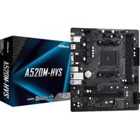 Asrock A520M-Hvs Processor socket Am4, Ddr4 Dimm, Memory slots 2, Supported hard disk drive interfaces Sata3, M.2, Number of Sat  4-90-Mxbe60-A0Uayz 4710483932311
