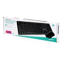 Wired keyboard and mouse Omega Okm-09 black  1-5907595455459 5907595455459