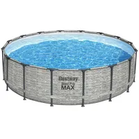 Rack pool Bestway 5618Y Steel Pro Max 18 5.49 X 1.22 m 11 in 1 Round Grey  Bestway-5618Y 6941607310496 Wlononwcraotn