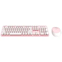 Wireless keyboard  mouse set Mofii Sweet 2.4G White-Pink 040162