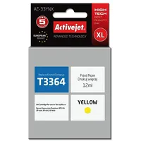 Activejet Ae-33Ynx Ink Cartridge Replacement for Epson 33Xl T3364 Supreme 12 ml yellow  5901443106753 Expacjaep0278
