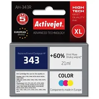 Activejet Ah-343R Ink cartridge Replacement for Hp 343 C8766Ee Premium 21 ml color  5904356286598 Expacjahp0037
