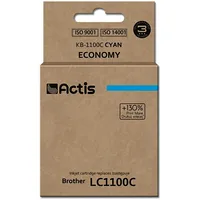 Actis Kb-1100C ink Replacement for Brother Lc1100C/Lc980C Standard 19 ml cyan  5901452143596 Expacsabr0002