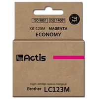 Actis Kb-123M ink Replacement for Brother Lc123M/Lc121M Standard 10 ml magenta  5901443020608 Expacsabr0039