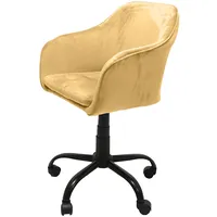 Topeshop Fotel Marlin Żółty office/computer chair Padded seat backrest  Zol 5904507200237 Foetohbiu0044